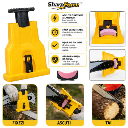Ascuțitor Instant pentru Lanț Drujbă fără demontare - SharpForce™